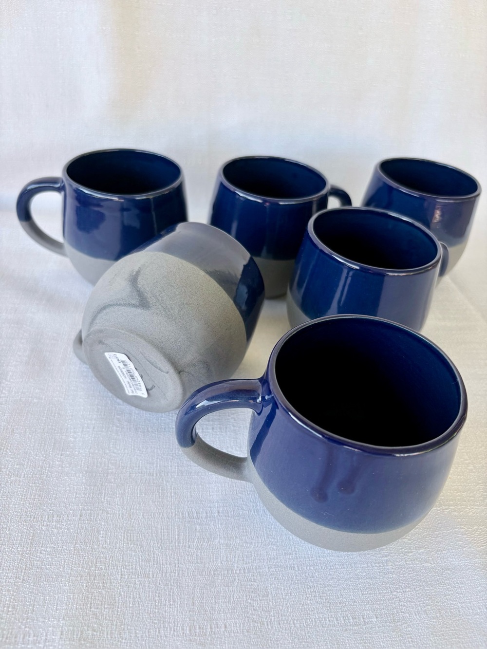 Set of 6 REVOL France No.W Recyclay®  Ceramic Mugs Luxury (NWT)